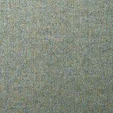 Sample of a classic herringbone woven fabric in blue.