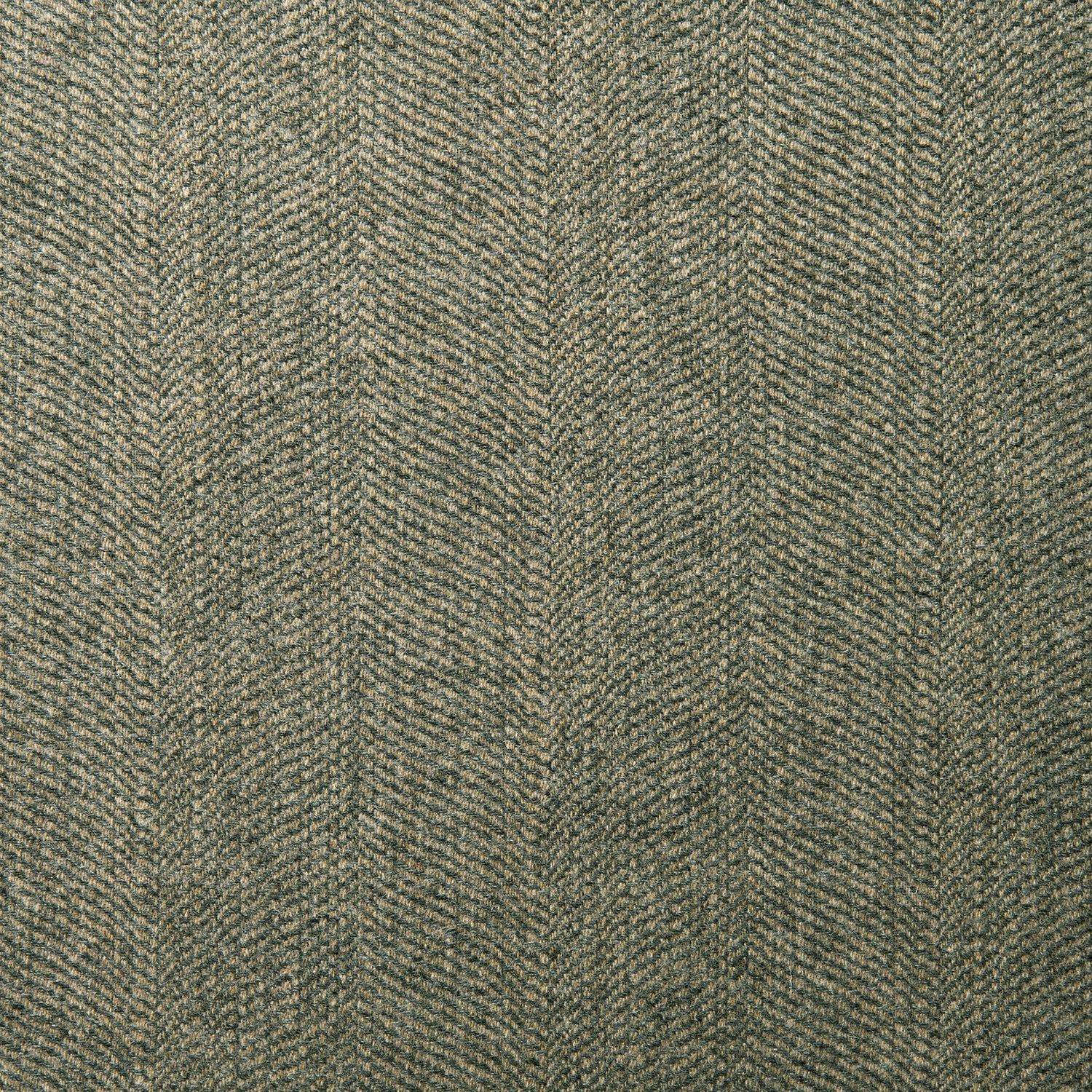 Sample of a classic herringbone woven fabric in grey.