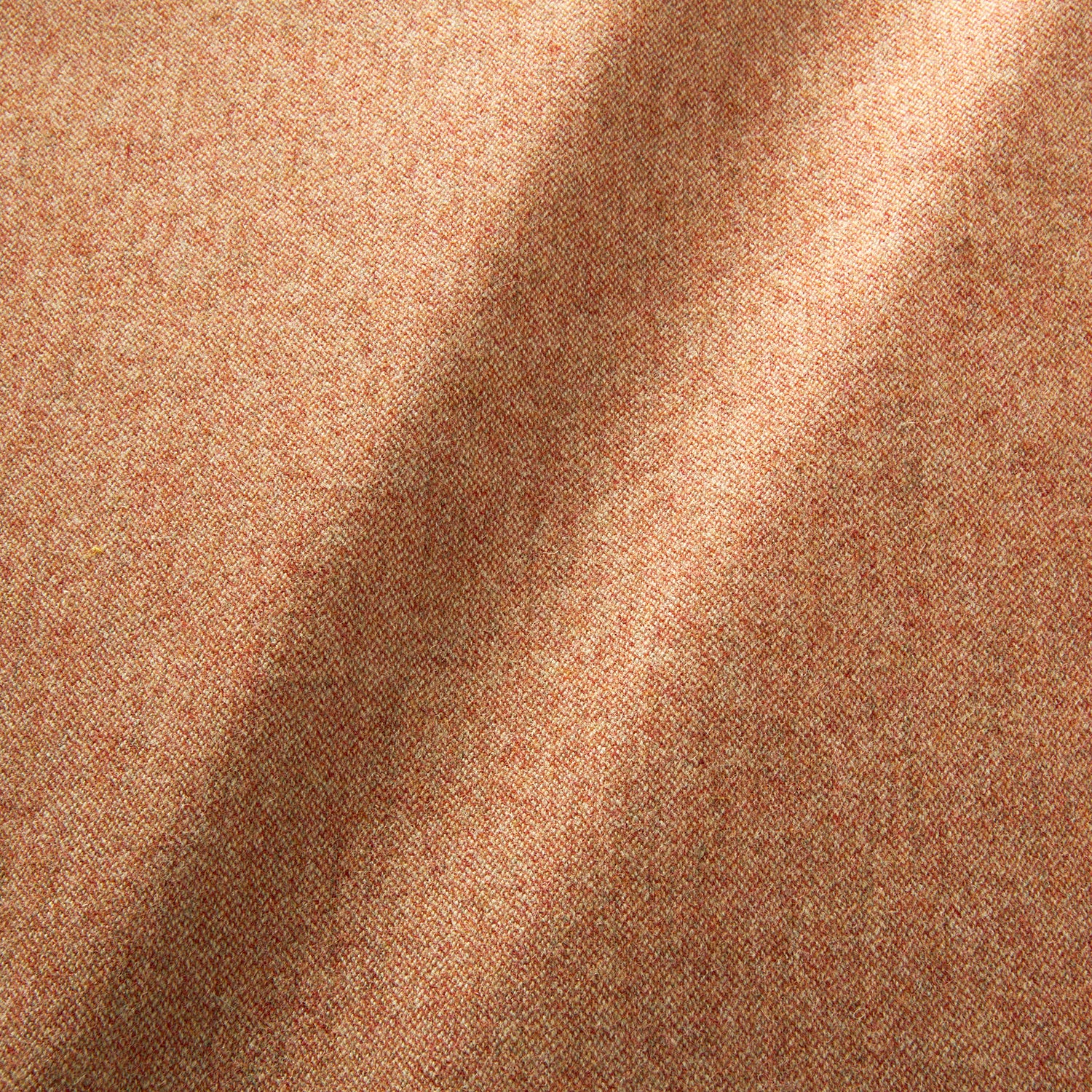 Sample of a pure wool woven fabric in orange.