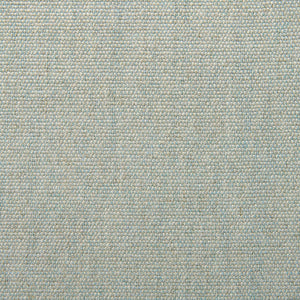 Sample of a plain luxurious woven fabric in blue and cream.