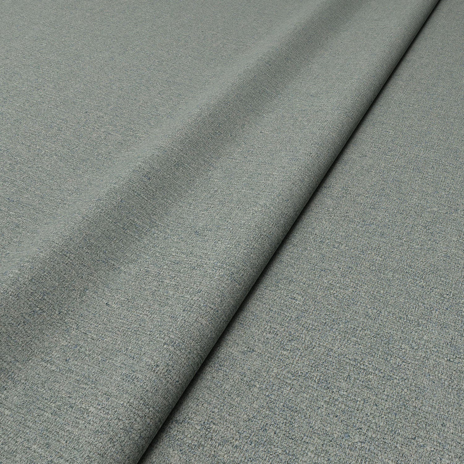 Woven blue coloured fabric sample