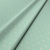 Sample of a blue woven fabric.