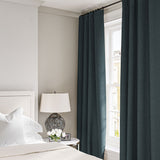 Linen curtain in Slate