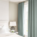 Linen curtain in Sky
