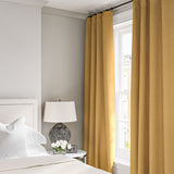 Linen curtain in Maize