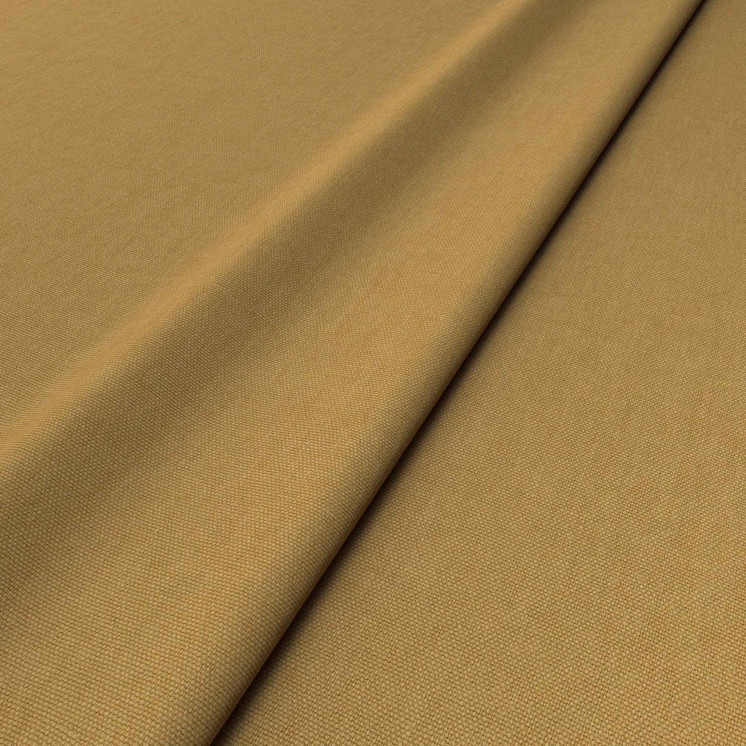 Sample of a breezy linen fabric – Ochre – for upholstery and curtains.