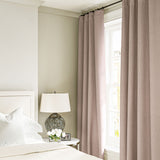 Linen curtain in Sorbet
