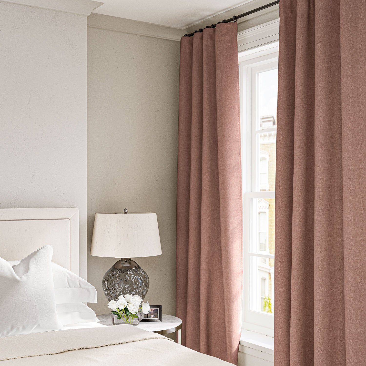 Linen curtain in Roseberry