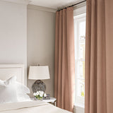Linen curtain in Buff