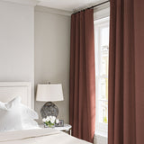 Linen curtain in Sweet Briar
