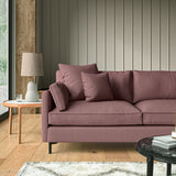 Sofa upholstered in Rosebay linen fabric