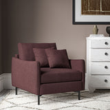 Chair (upholstered in Damson linen fabric