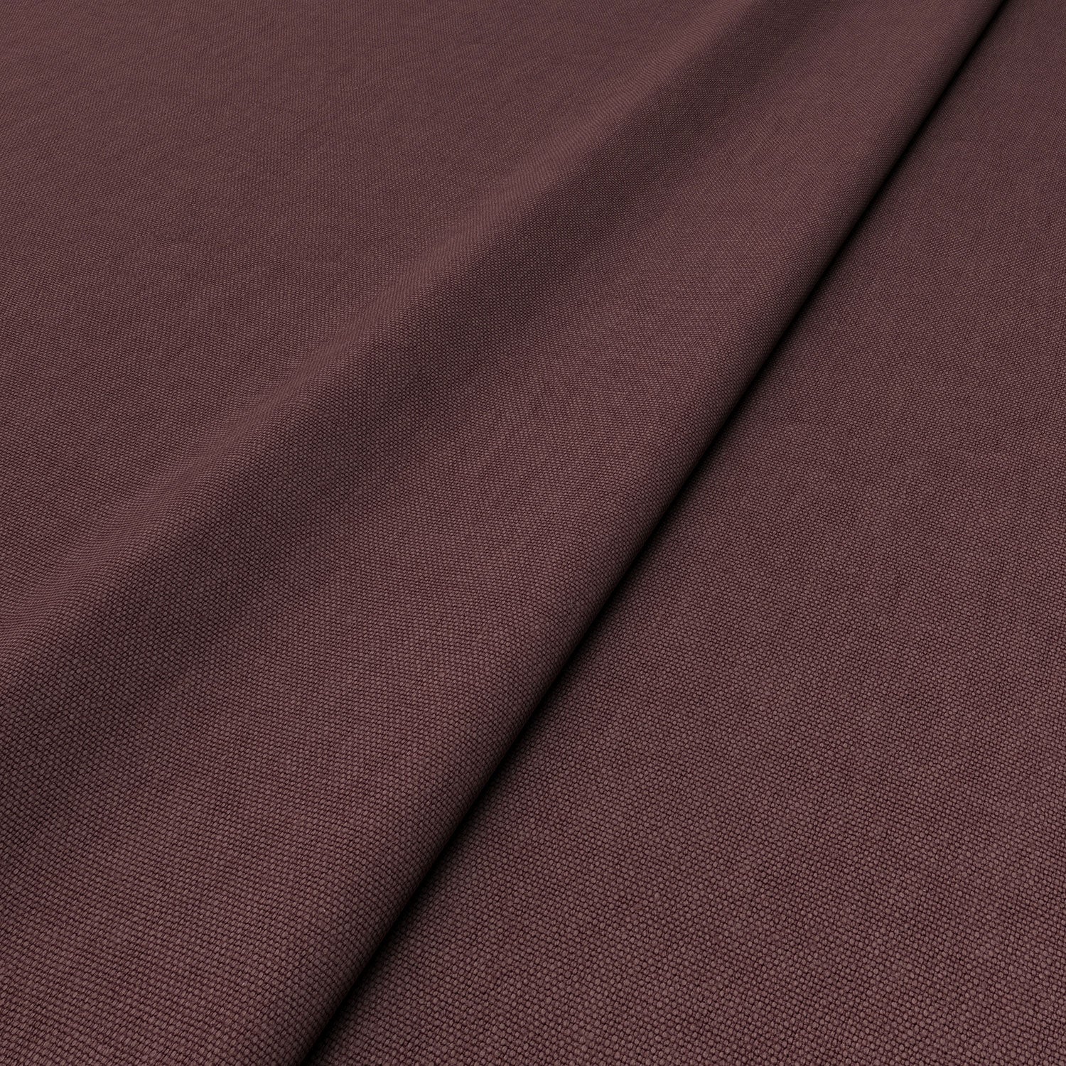 Sample of a breezy linen fabric – Damson – for upholstery and curtains.