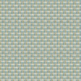 Printed linen fabric with textural weave pattern in blue and yellow colours for upholstery.