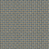 Printed linen fabric with textural weave pattern in beige colours for upholstery.