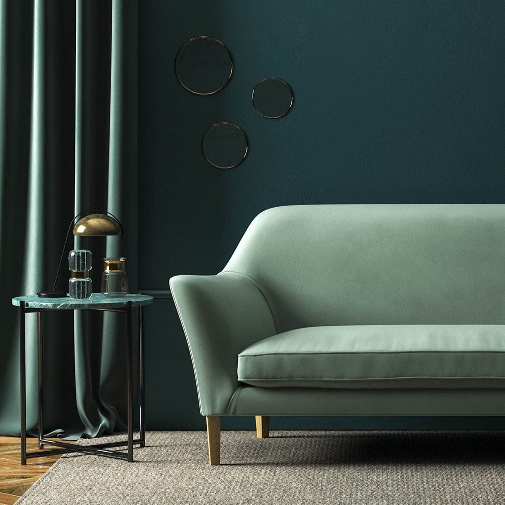 Duck egg velvet sofa sale
