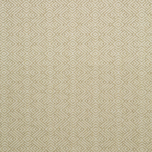 Fabric swatch of a neutral geometric weave fabric for curtains and upholstery
