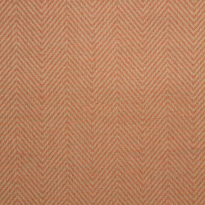 Fabric swatch of a orange herringbone weave fabric for curtains and upholstery