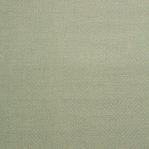Fabric swatch of a duck egg blue herringbone weave fabric for curtains and upholstery