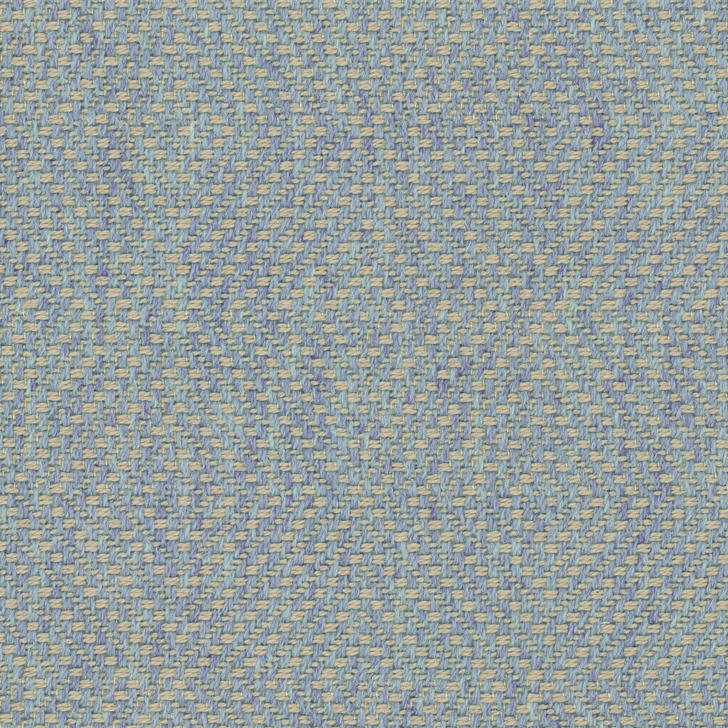 Light blue fabric for curtains and upholstery with a neutral woven geometric design