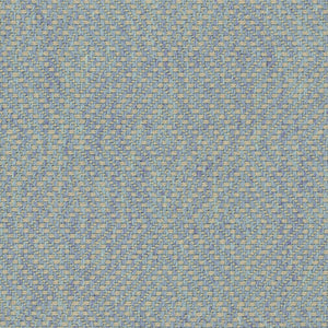Light blue fabric for curtains and upholstery with a neutral woven geometric design