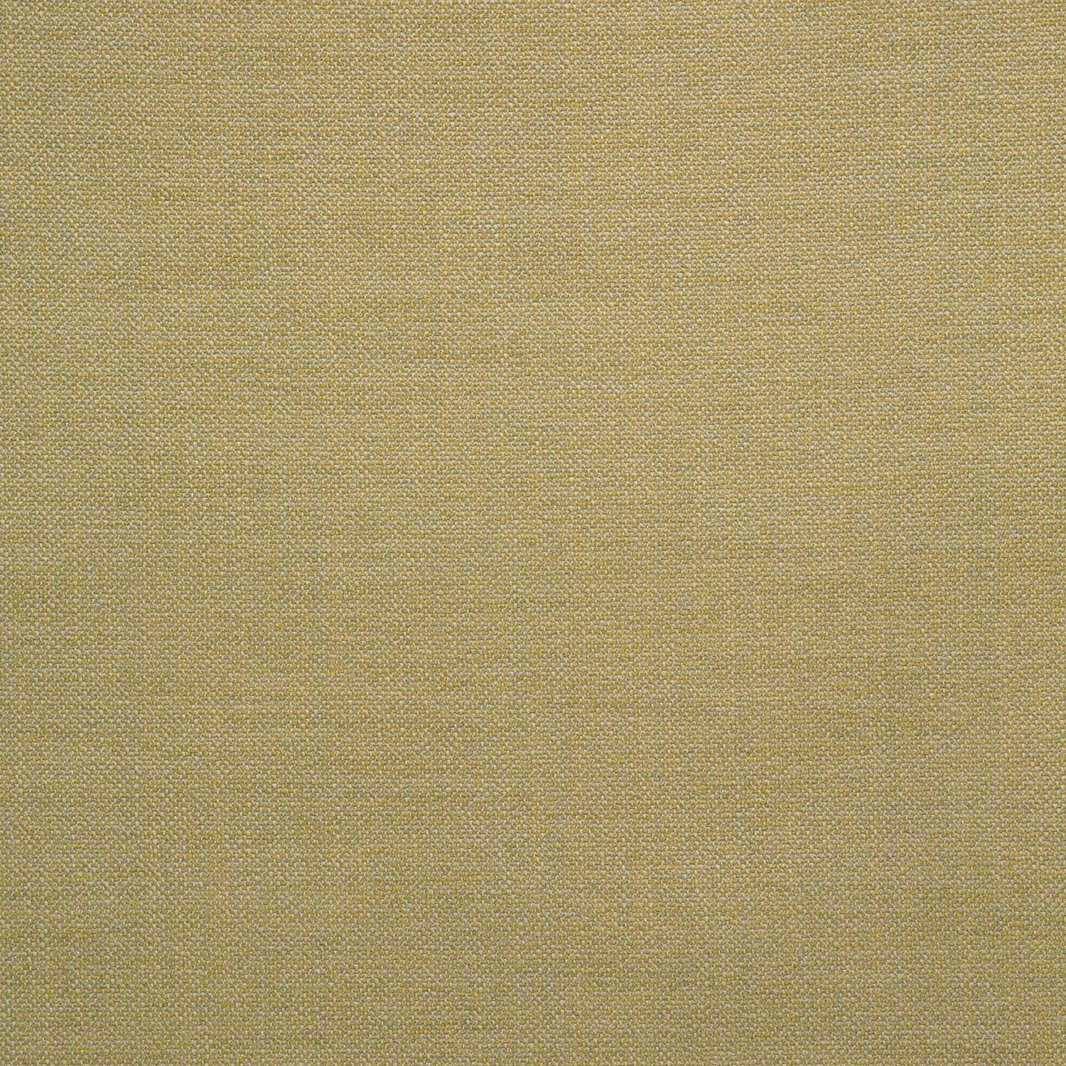 Fabric swatch of a plain yellow weave fabric for upholstery