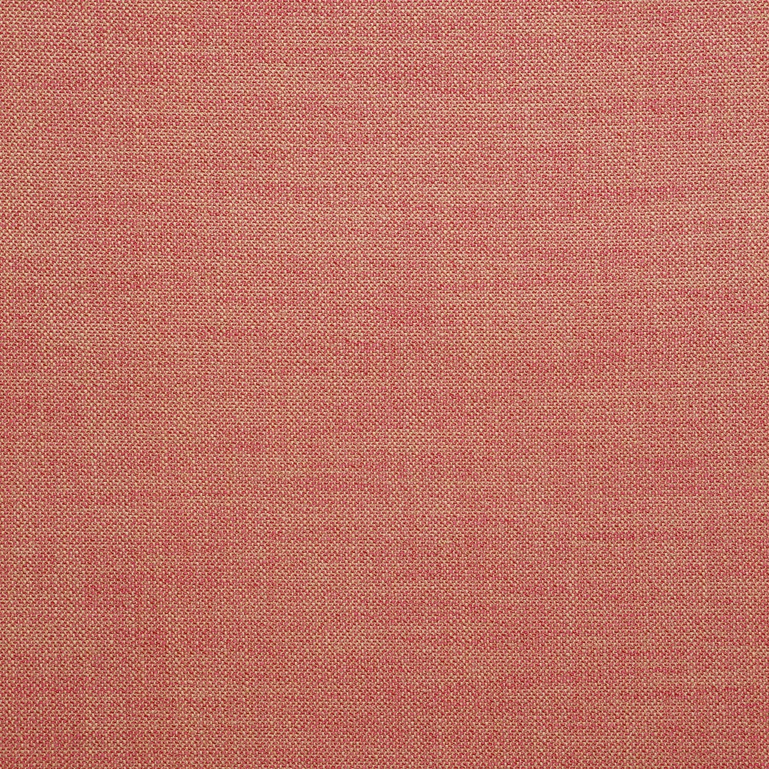 Fabric swatch of a plain red weave fabric for upholstery