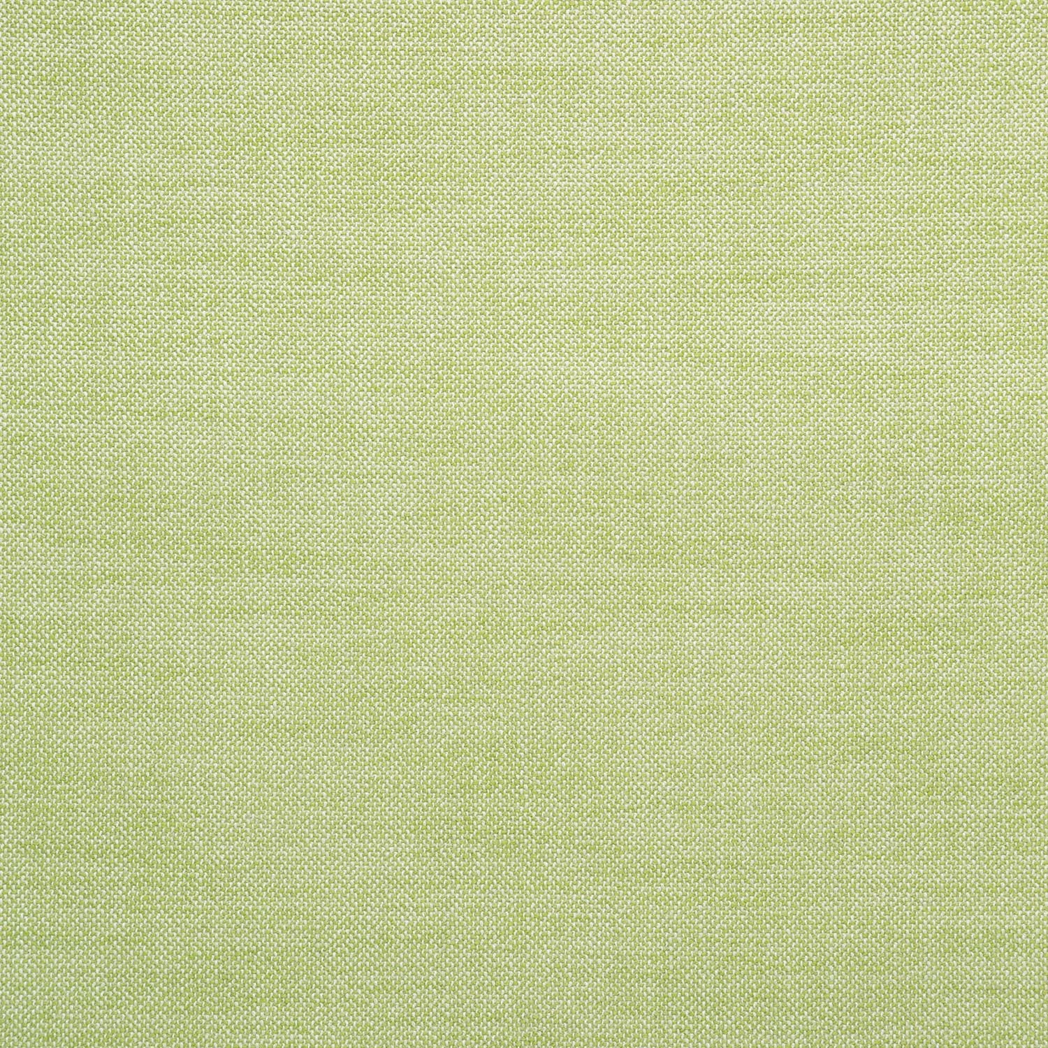 Fabric swatch of a plain bright green weave fabric for upholstery