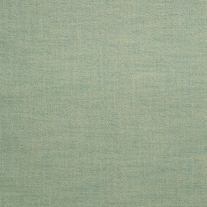 Fabric swatch of a plain turquoise weave fabric for upholstery