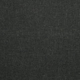 Fabric swatch of a plain black weave fabric for upholstery