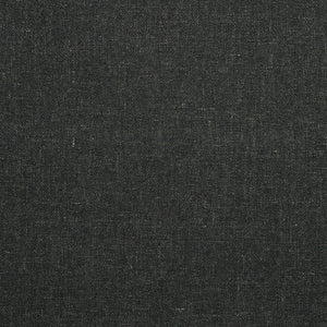 Fabric swatch of a plain black weave fabric for upholstery