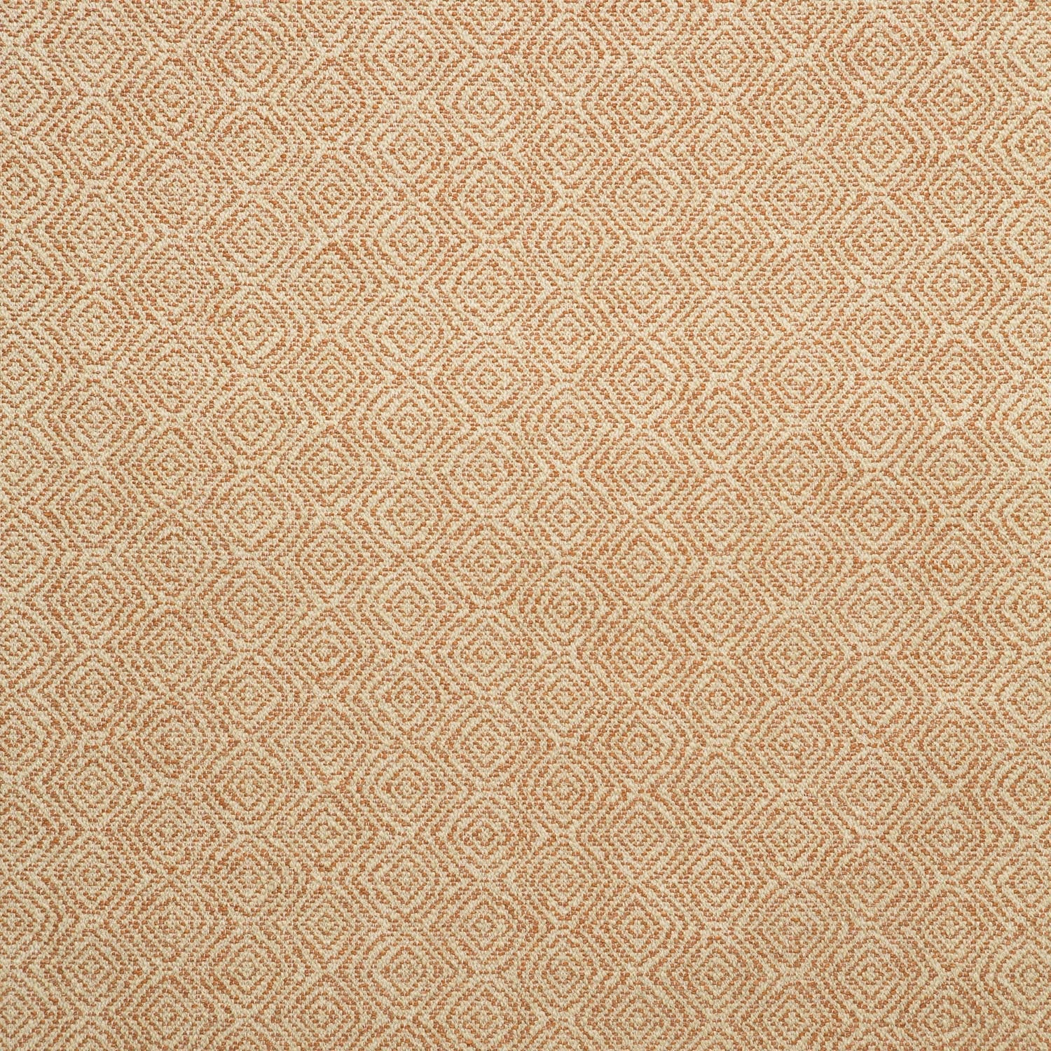Fabric swatch of a orange woven fabric for upholstery