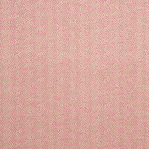 Fabric swatch of a pink woven fabric for upholstery