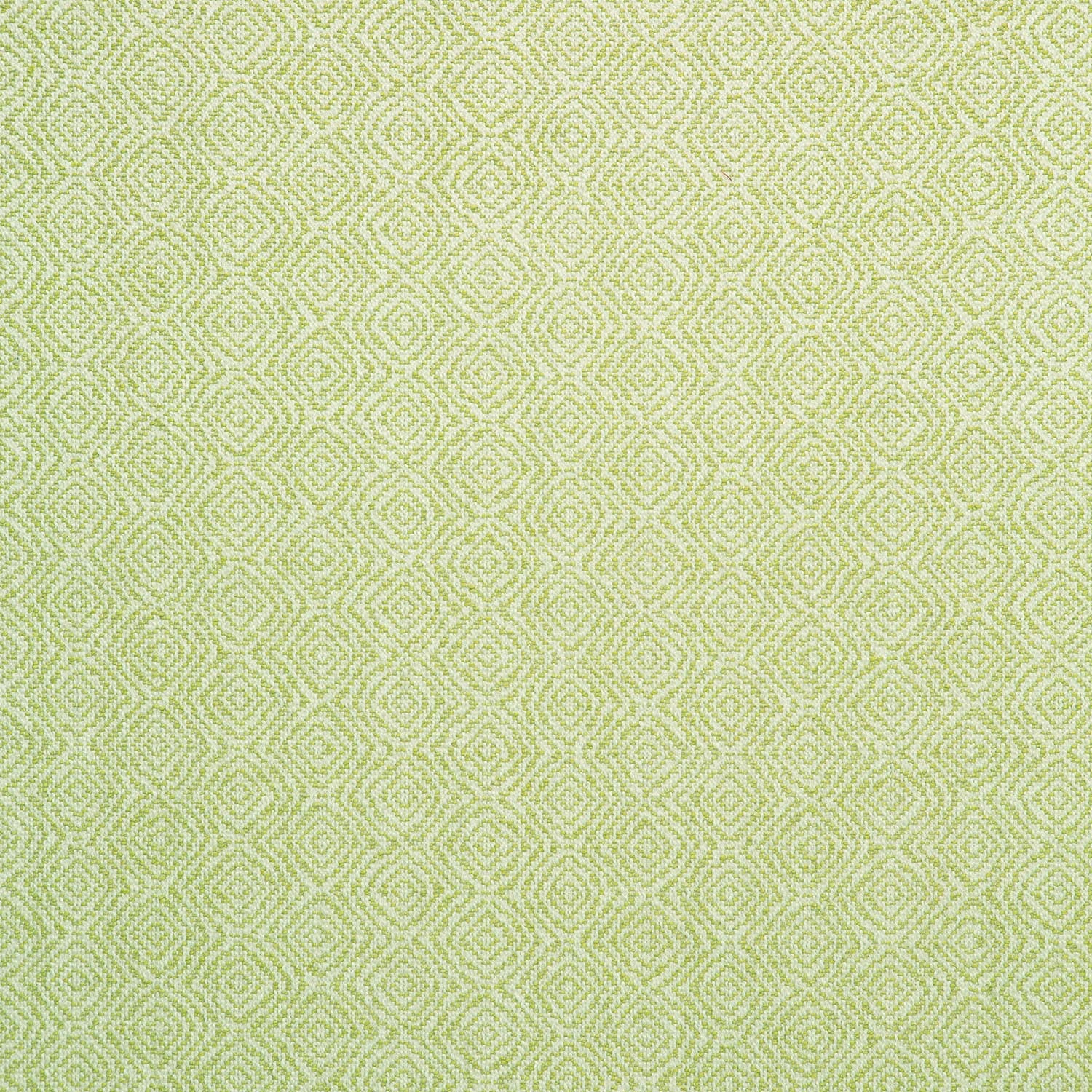 Fabric swatch of a green woven fabric for upholstery