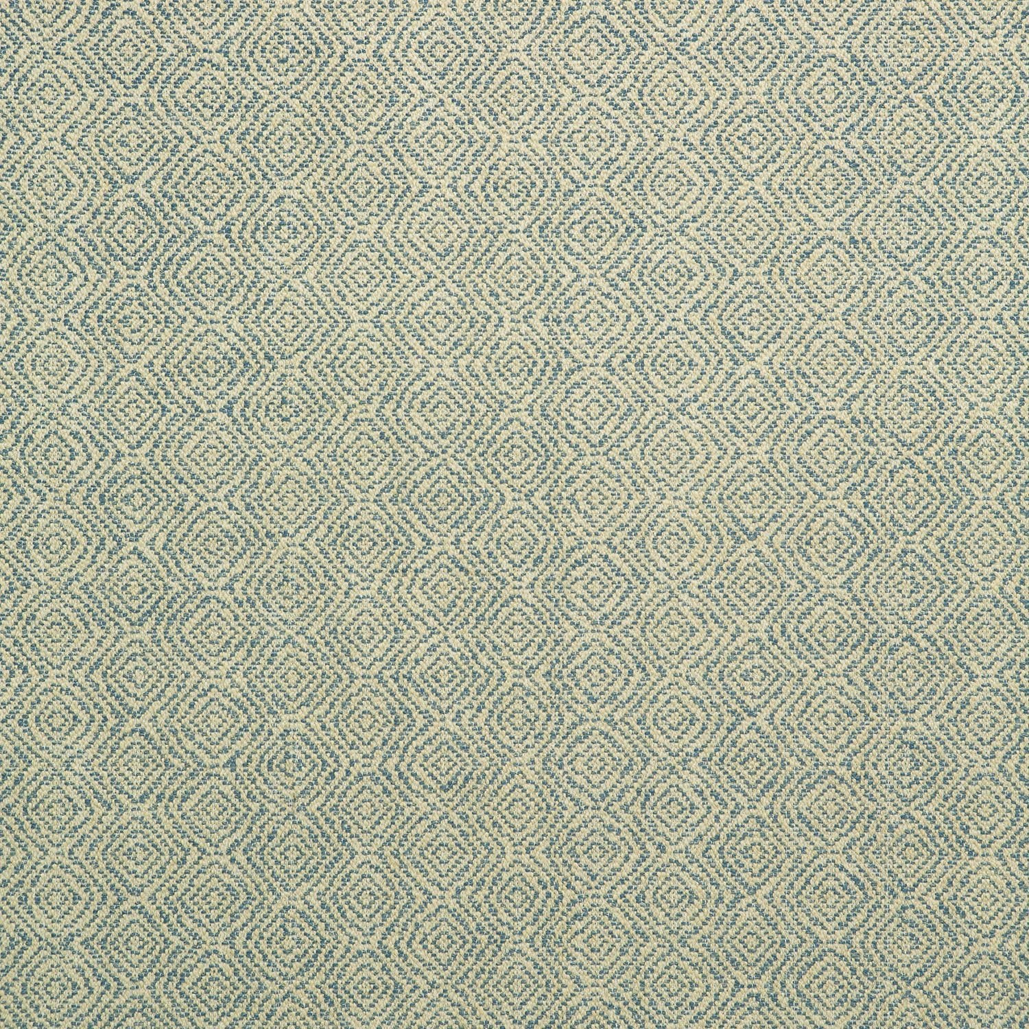 Fabric swatch of a blue woven fabric for upholstery