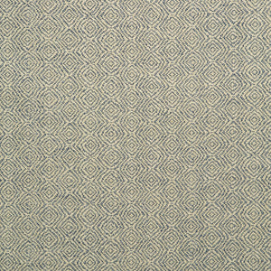 Fabric swatch of a blue woven fabric for upholstery