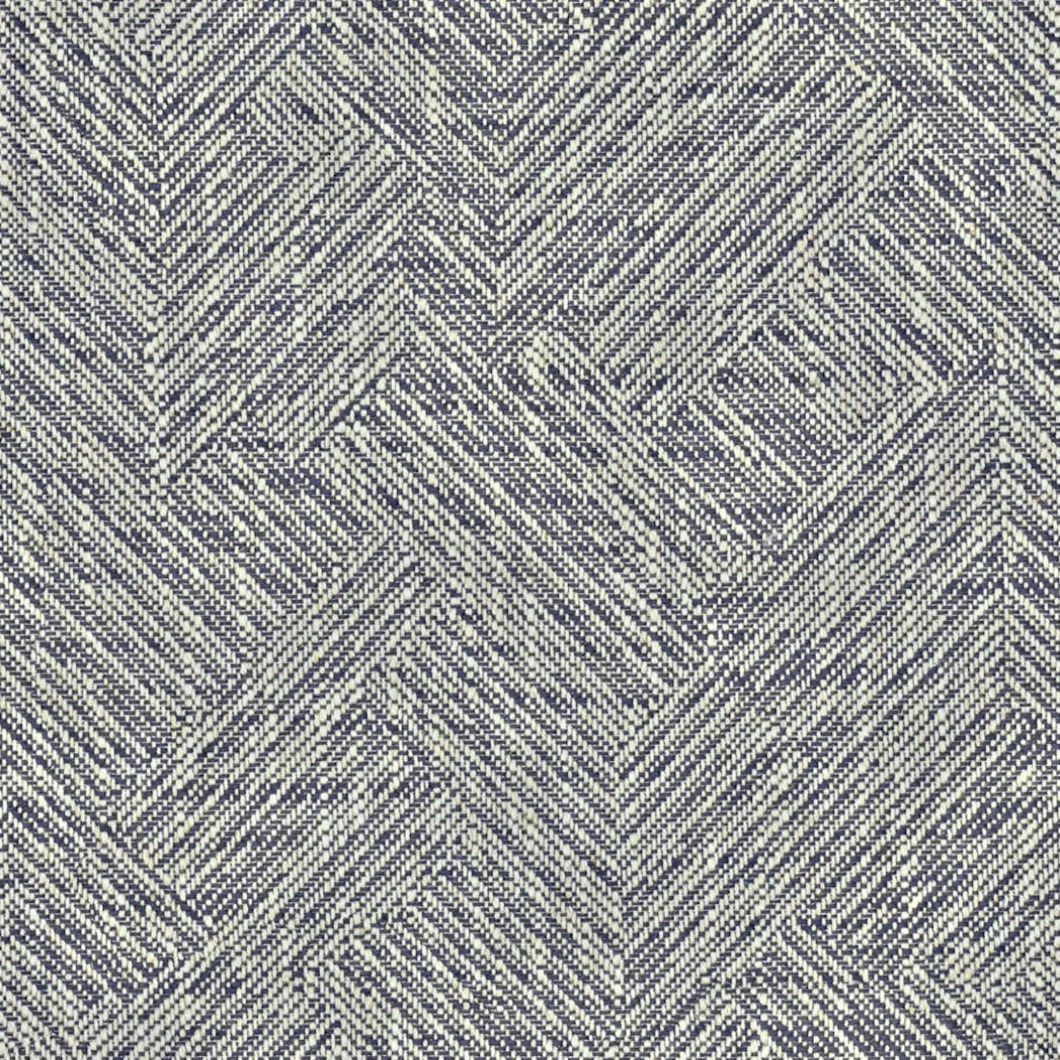 Fabric swatch of a Scandi-style semi-plain stain resistant upholstery fabric in a dark blue colour