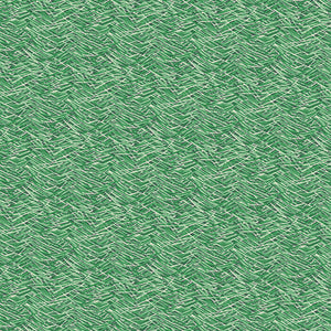 Green velvet fabric with a modern abstract design and stain resistant finish