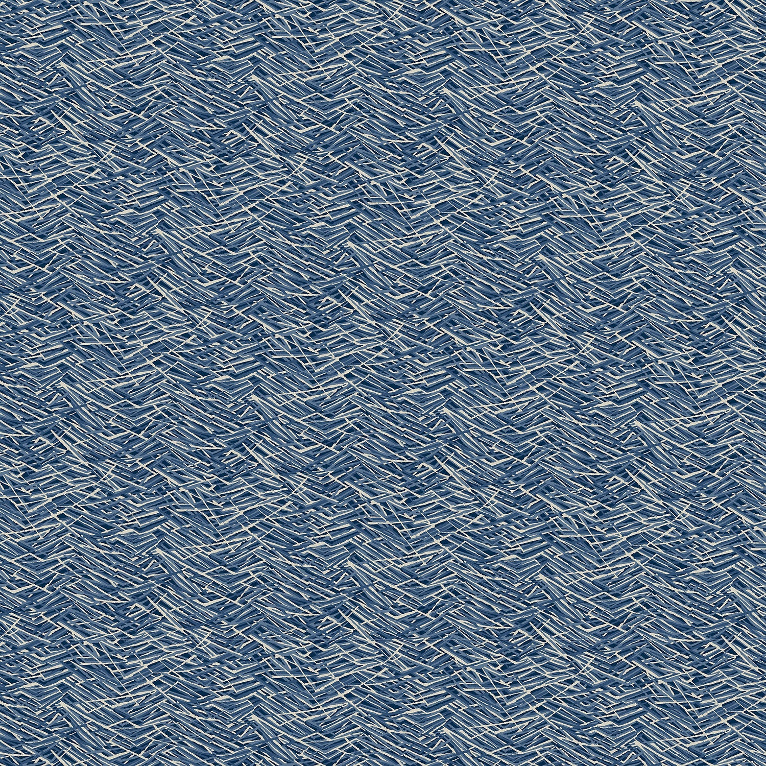 Blue velvet fabric with a modern abstract design and stain resistant finish