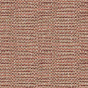 Sample of a woven fabric in a herringbone design in Ember