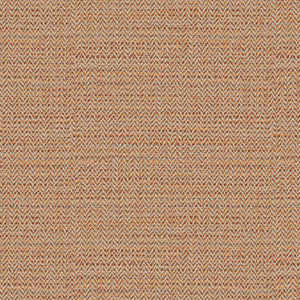 Sample of a woven fabric in a herringbone design in Burnt Orange