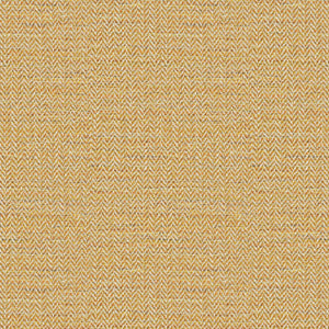 Sample of a woven fabric in a herringbone design in Marigold