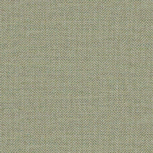 Sample of a woven fabric in a herringbone design in Fern