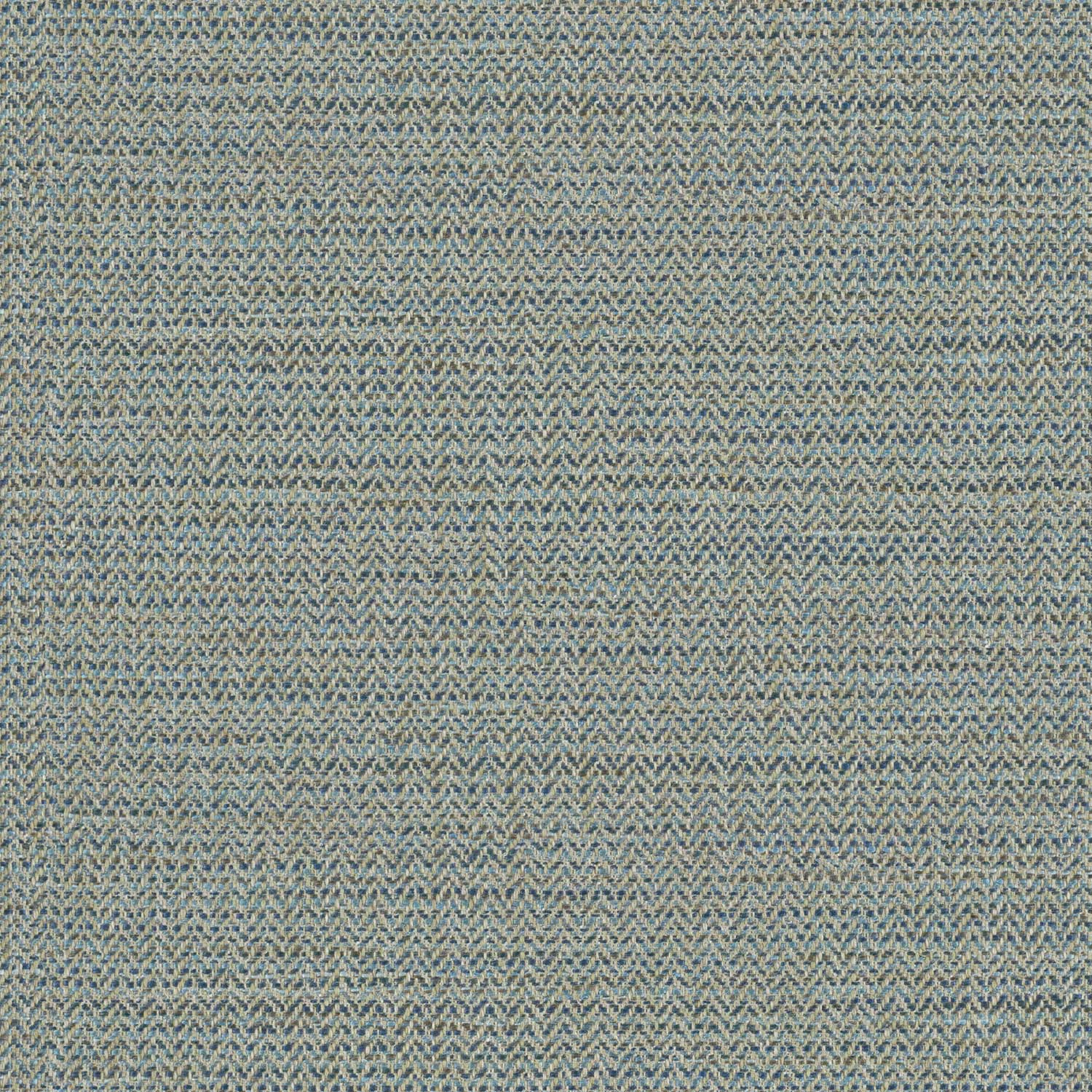 Sample of a woven fabric in a herringbone design in Denim