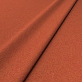 Sample of a orange woven fabric in recycled wool.