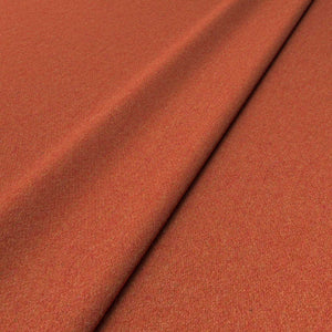 Sample of a orange woven fabric in recycled wool.