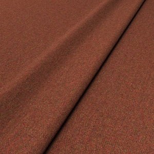 Sample of a orange woven fabric in recycled wool.