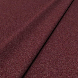 Sample of a red woven fabric in recycled wool.