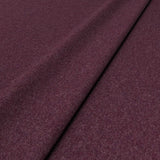 Sample of a purple woven fabric in recycled wool.
