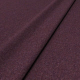 Sample of a purple woven fabric in recycled wool.